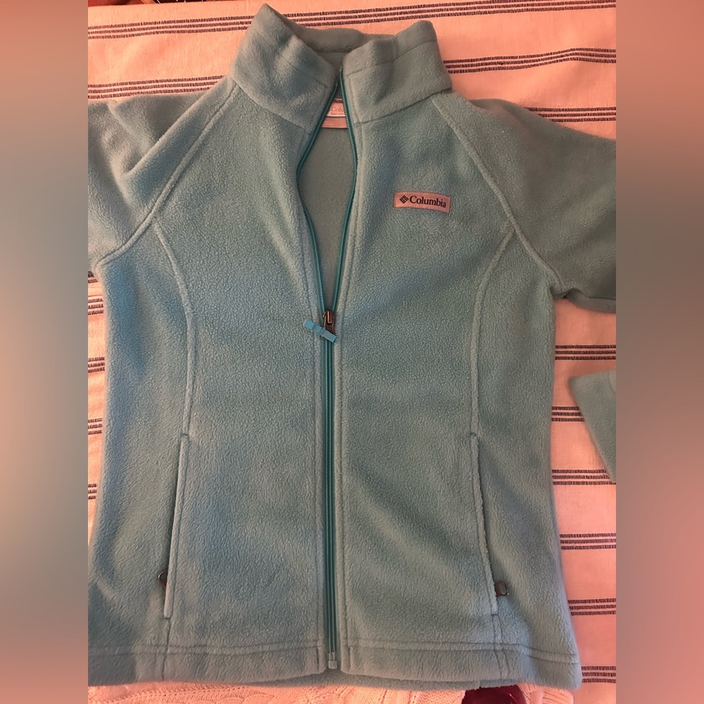 Columbia Teal Fleece Jacket